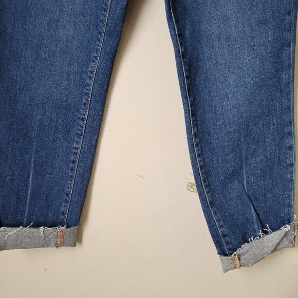 NWT OLD NAVY O.G. STRAIGHT HIGH RISE JEANS RAW EDGE SIZE 10 WOMENS - Picture 4 of 14
